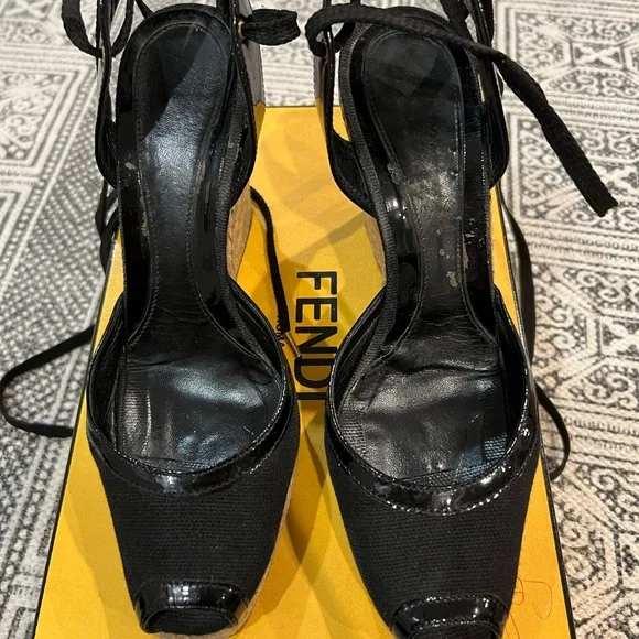 Fendi Wedge sandals - Picture 2 of 6